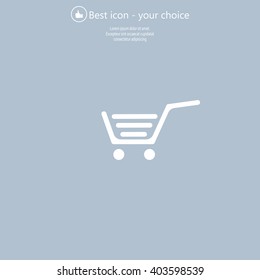 Vector shopping cart icon