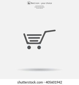 Vector shopping cart icon