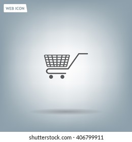 Vector shopping cart icon