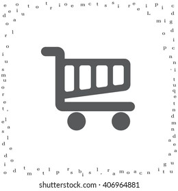 Vector shopping cart icon