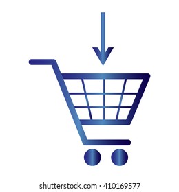 Vector shopping cart icon