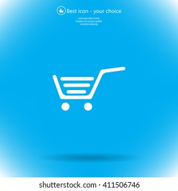 Vector shopping cart icon