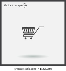 Vector shopping cart icon