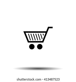 Vector shopping cart icon