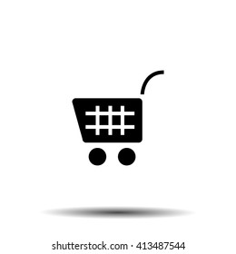 Vector shopping cart icon