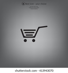 Vector shopping cart icon