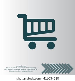Vector shopping cart icon