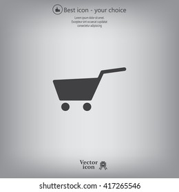 Vector shopping cart icon