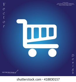 Vector shopping cart icon