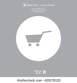 Vector shopping cart icon