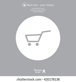 Vector shopping cart icon