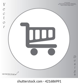 Vector shopping cart icon