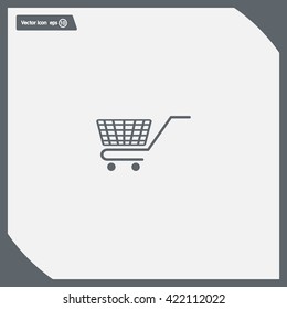 Vector shopping cart icon