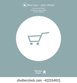 Vector shopping cart icon