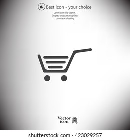Vector shopping cart icon