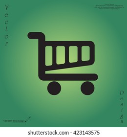 Vector shopping cart icon