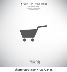 Vector shopping cart icon