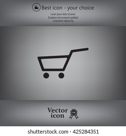 Vector shopping cart icon