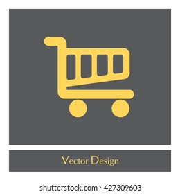 Vector shopping cart icon