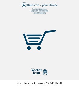 Vector shopping cart icon