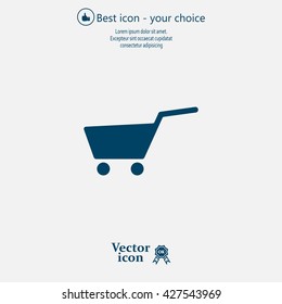 Vector shopping cart icon