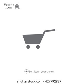 Vector shopping cart icon