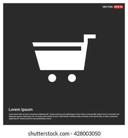 Vector shopping cart icon