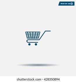 Vector shopping cart icon