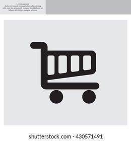 Vector shopping cart icon