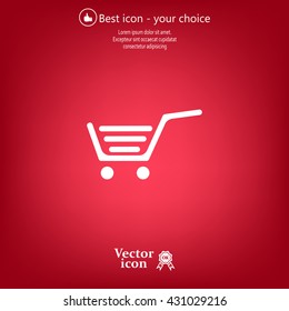 Vector shopping cart icon