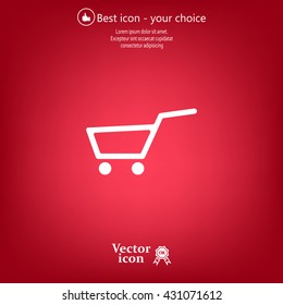 Vector shopping cart icon