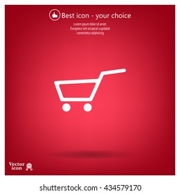 Vector shopping cart icon