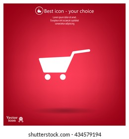 Vector shopping cart icon