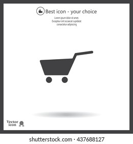 Vector shopping cart icon