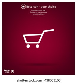 Vector shopping cart icon