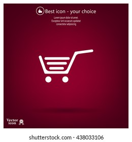 Vector shopping cart icon