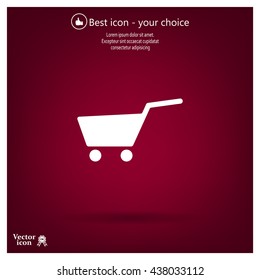 Vector shopping cart icon