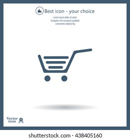 Vector shopping cart icon