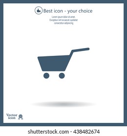 Vector shopping cart icon