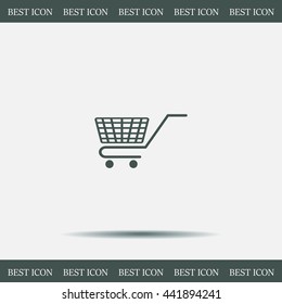 Vector shopping cart icon