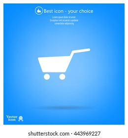 Vector shopping cart icon