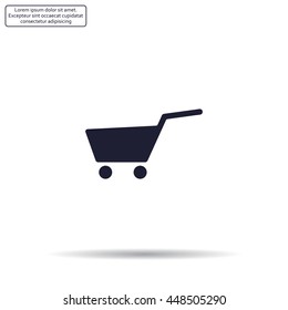 Vector shopping cart icon