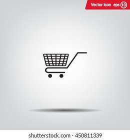 Vector shopping cart icon