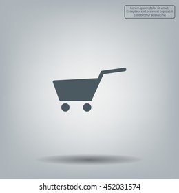 Vector shopping cart icon