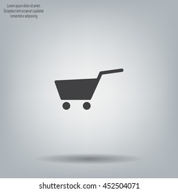 Vector shopping cart icon