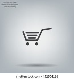 Vector shopping cart icon