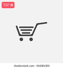 Vector shopping cart icon