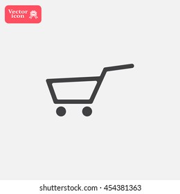 Vector shopping cart icon