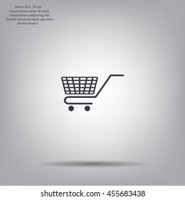 Vector shopping cart icon