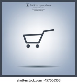 Vector shopping cart icon